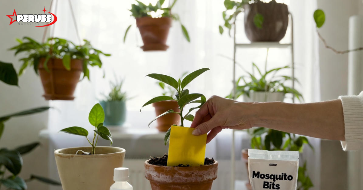 how to get rid of flies in potted plants