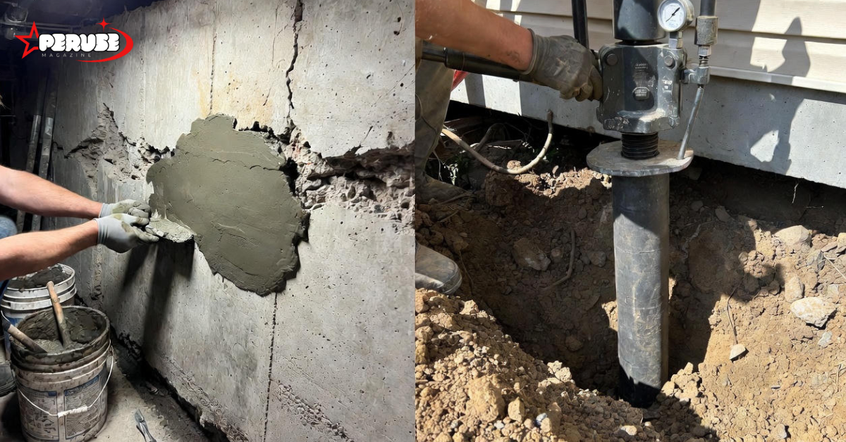 how to repair concrete foundation crumbling