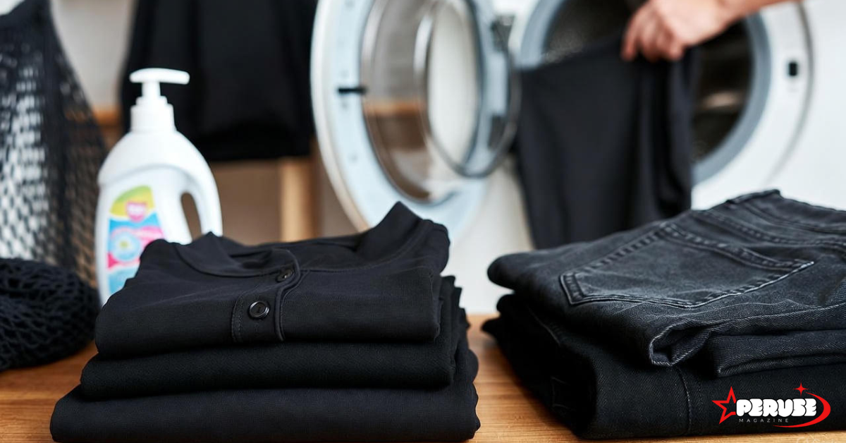 how to wash black clothes