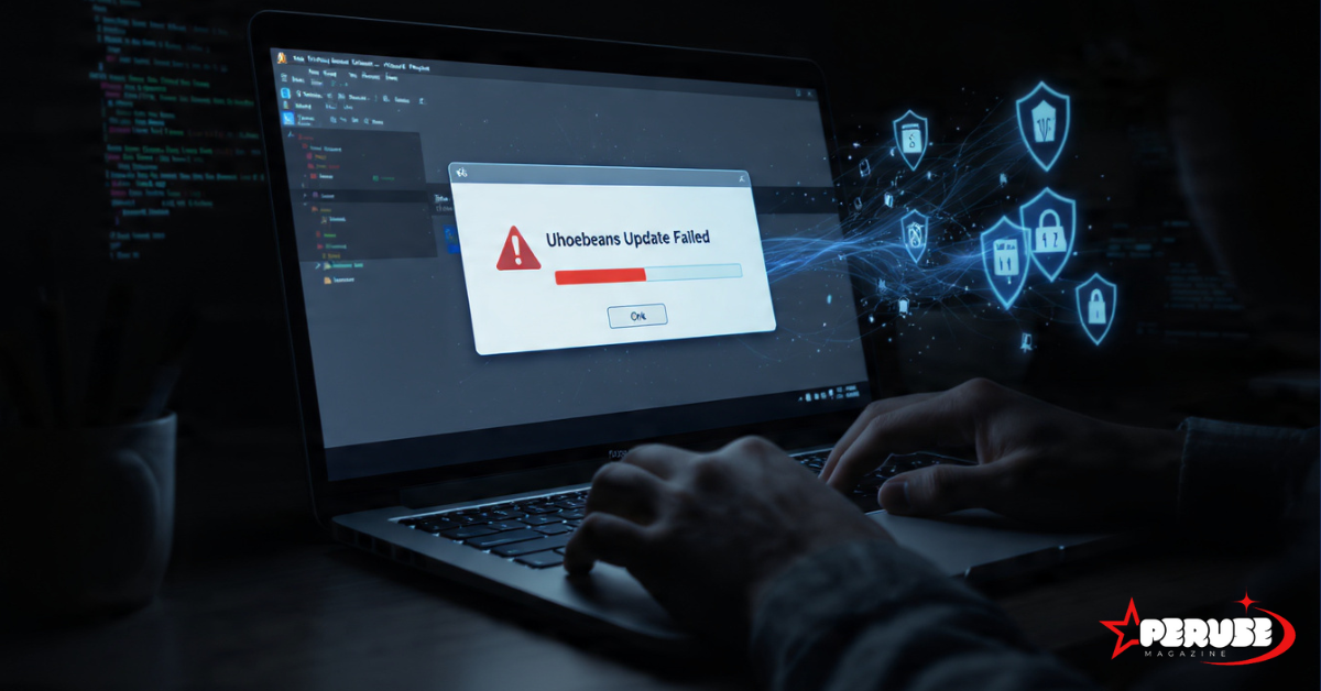 why is uhoebeans software update failing